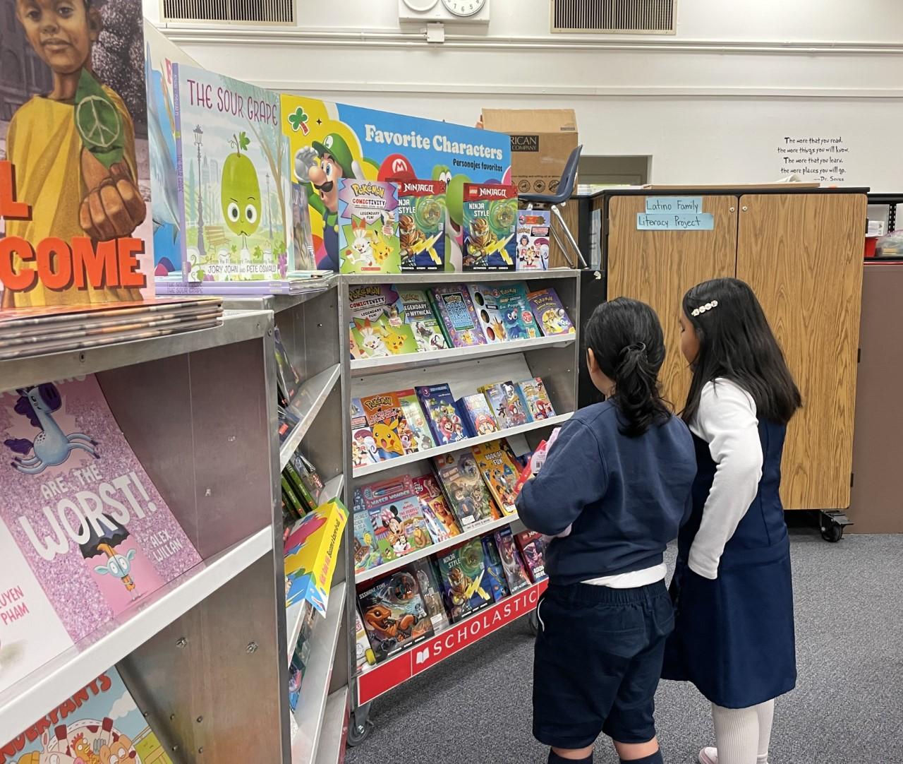 Spruce Elementary kicked off literacy month with the return of the Scholastic book fair on February 27.